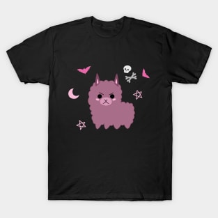 Pastel goth llama T-Shirt